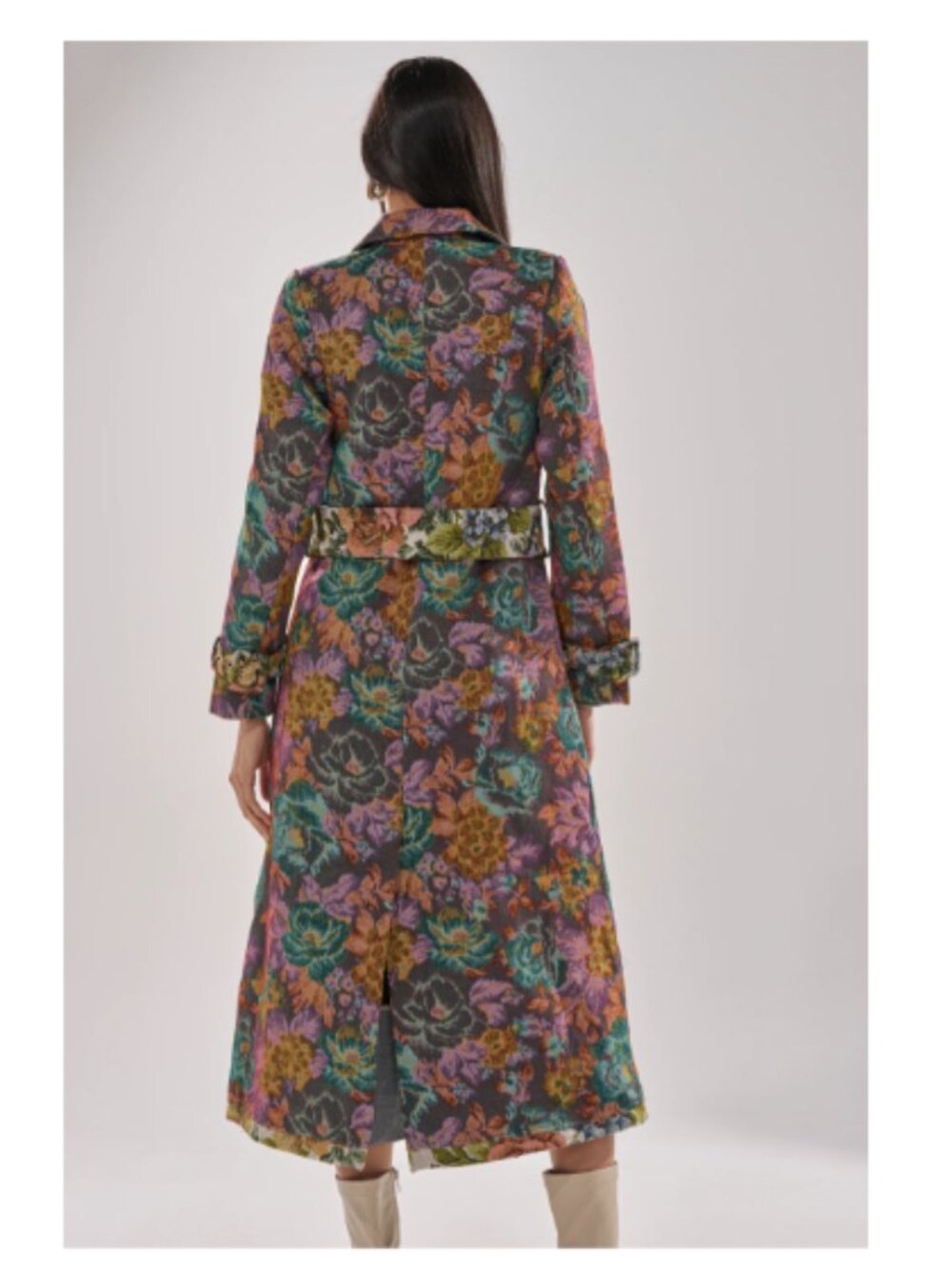 SHOW OFF TAPESTRY TRENCH - XL